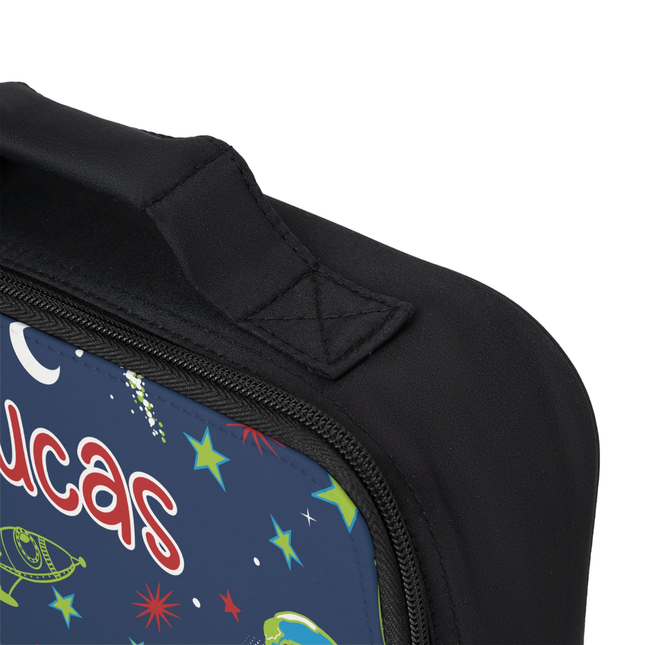 Personalized Boys Space Ships Kids Lunch Bag - CHILD DECOR LLC
