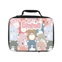 Thumbnail for Personalized Girls Pigs Kids Lunch Bag - CHILD DECOR LLC