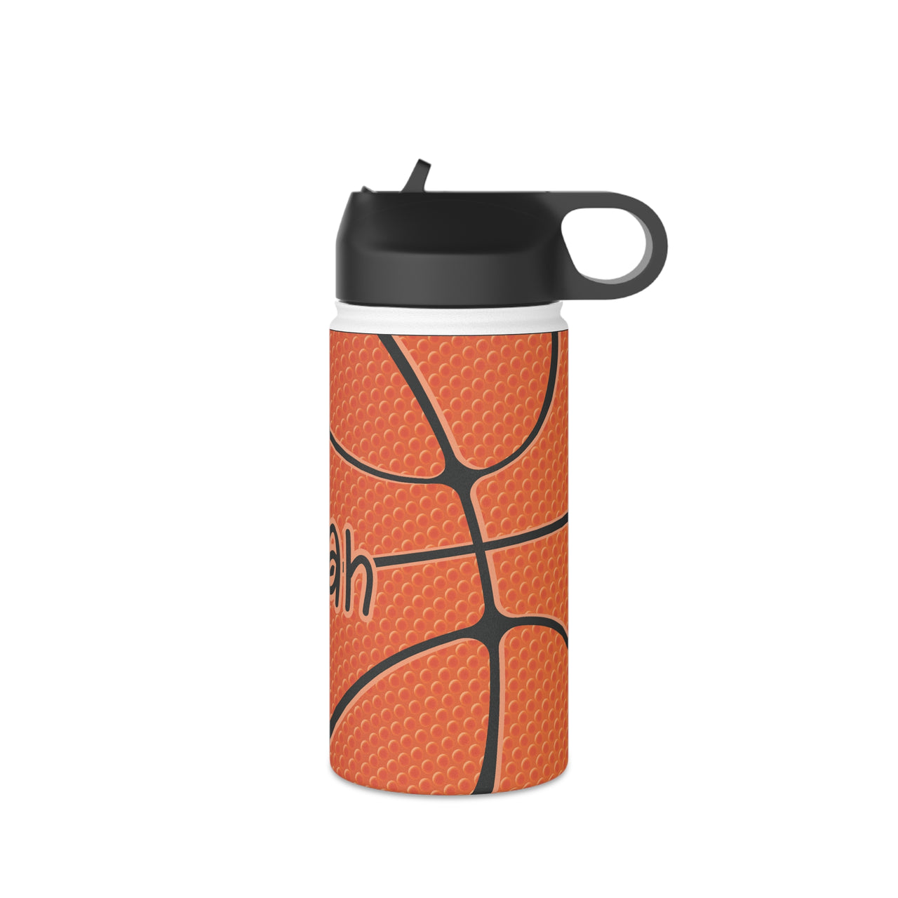 Personalized Boy Basketball 12oz. Kid Water Bottle - CHILD DECOR LLC