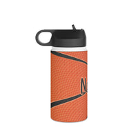 Thumbnail for Personalized Boy Basketball 12oz. Kid Water Bottle - CHILD DECOR LLC