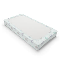Thumbnail for Baby Unisex Mint Moons & Stars Changing Pad Cover - CHILD DECOR LLC