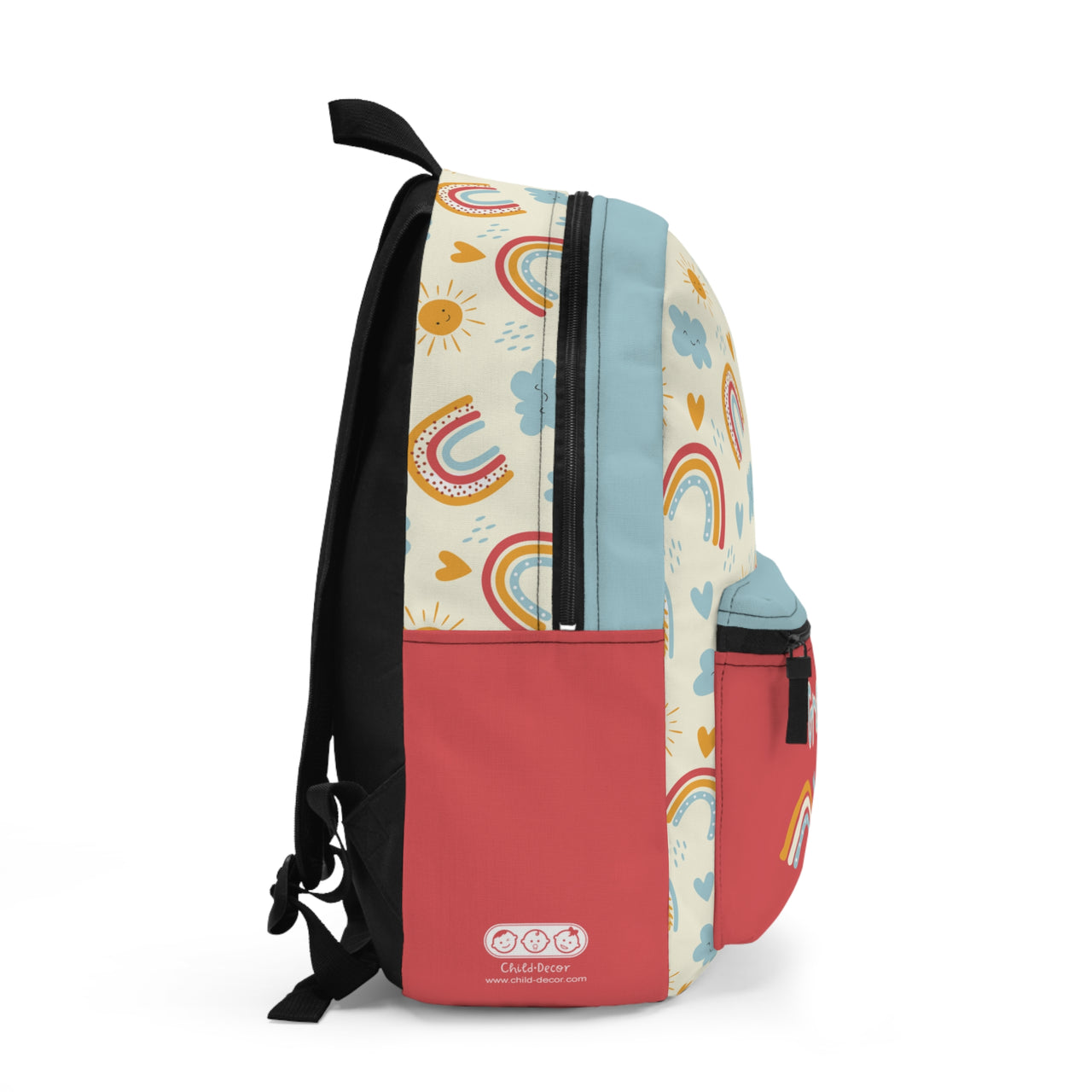 Personalized Cute Rainbows Girls School Backpack - CHILD DECOR LLC