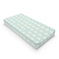 Thumbnail for Baby Unisex Cute Mint Elephants Changing Pad Cover - CHILD DECOR LLC