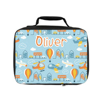 Thumbnail for Personalized Boy Aircraft's Kids Lunch Bag - CHILD DECOR LLC