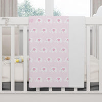 Thumbnail for Personalized Cute Baby Girl Pink Elephants Soft Fleece Blanket - CHILD DECOR LLC