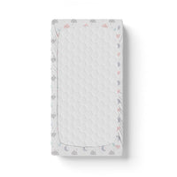 Thumbnail for Personalized Cute Baby Girl White & Pink Moons & Stars Fitted Crib Sheet - CHILD DECOR LLC