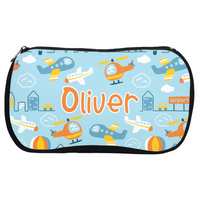 Thumbnail for Personalized Boy Aircraft's Neoprene Kid Pencil Case - CHILD DECOR LLC