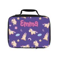 Thumbnail for Personalized 4pcs Kids Unicorns Back to School Girls Bundle: Back Pack + Lunch Box + Water Bottle + Pencil Case (Save Extra 15% in bundle) - CHILD DECOR LLC
